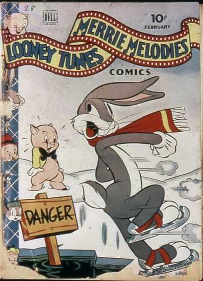 Looney Tunes 28 - Bugs Bunny - Danger - Dell - Merrie Melodies - Ice