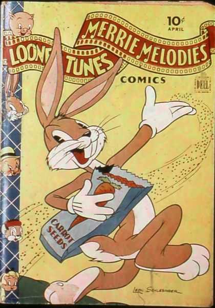Looney Tunes 30 - Merrie Melodies - Porky Pig - Bugs Bunny - Carrot Seeds - Bag