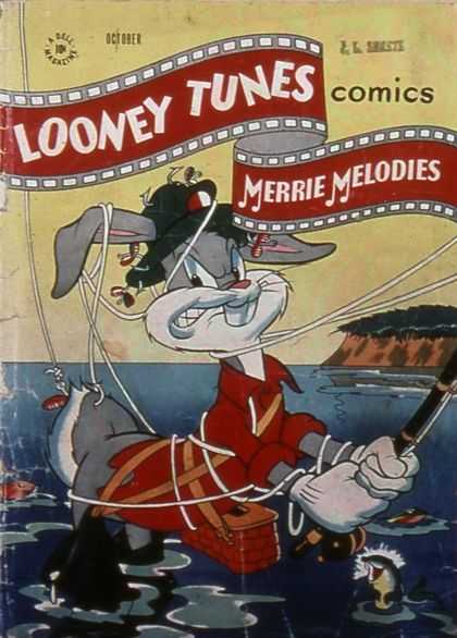 Looney Tunes 60 - Bugs Bunny - Fishing - Tangled - Hook - Merrie Melodies