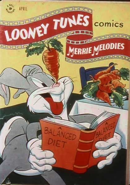 Looney Tunes 66 - Bugs Bunny - Carrots - Balanced Diet - Rascally Rabbit - Meal