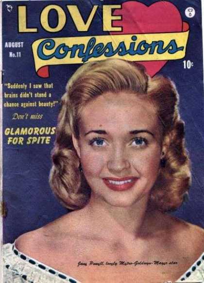 Love Confessions 11 - Blonde Girl - Glamorous For Spite - Blue Eyes - Beauty And Brains - Heart