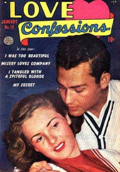 Love Confessions 16 - January - Man - Woman - White Shirt - Secrets