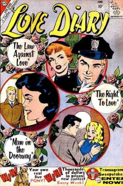 The Law Against Love - The Right To Love - Man In The Doorway - Your Own Real Live Pony - Win Love Diary 10 - The Law Against Love - The Right To Love - Man In The Doorway - Your Own Real Live Pony - Win