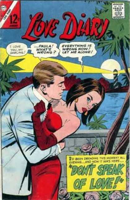 Lighthouse - Full Moon - Brunette - Red Dress - 12 Cents Love Diary 47 - Lighthouse - Full Moon - Brunette - Red Dress - 12 Cents