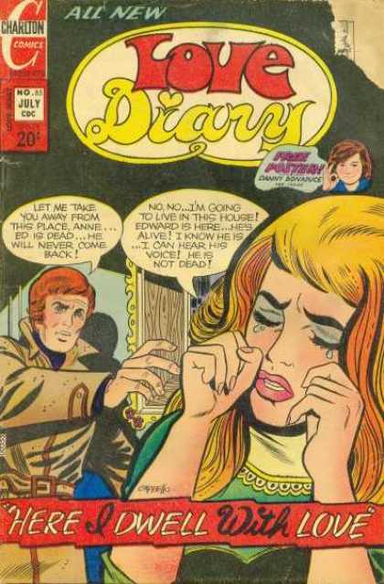Love Diary 85 - Charlton Comics - July - All New - Dwell With Love - Tear