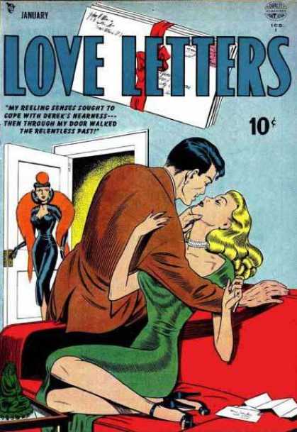 Love Letters 2 - Couple - Kissing - Door - Red Sofa - Dressed Up