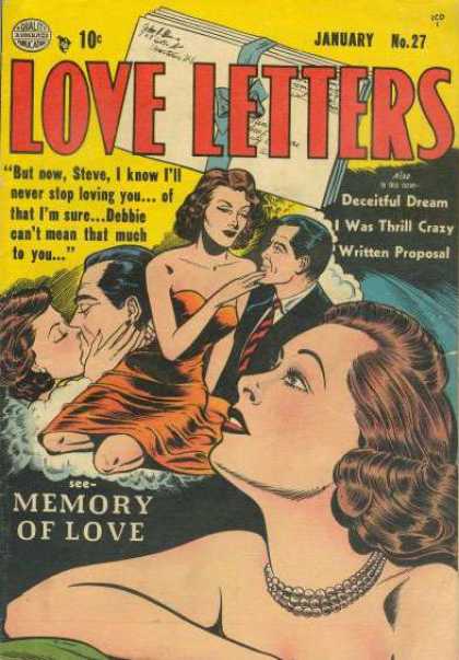 Love Letters 27 - Poster - Man - Lady - Necklace - Envelope