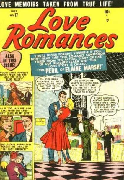 Love Romances 17 - Elaine Marsh - Peril - Love - True - Marry Me