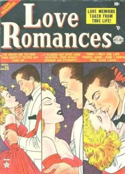 Love Romances 25 - Lady - Man - Stars - Kissing Scene - Love Affair