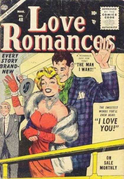 Love Romances 48 - March - Atlas - Blonde - The Man I Want - I Love You