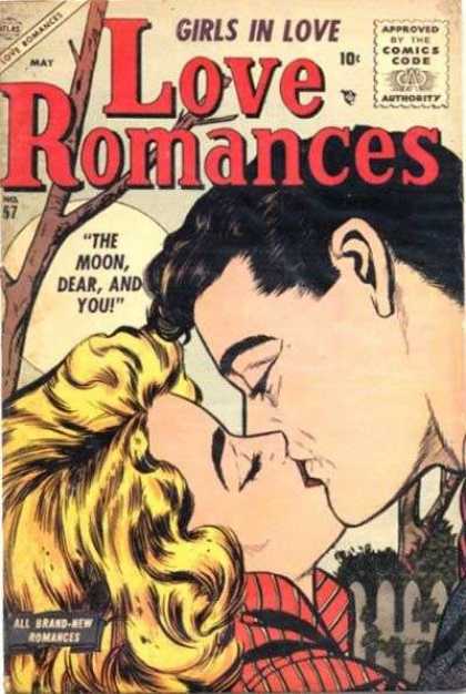 Love Romances 57 - Girls In Love - The Moon Dear And You - Blonde Hair - Kiss - Gate