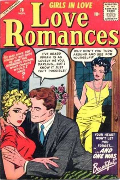 Love Romances 78 - Blonde - Brunette - Woman - Man - Dressed Up