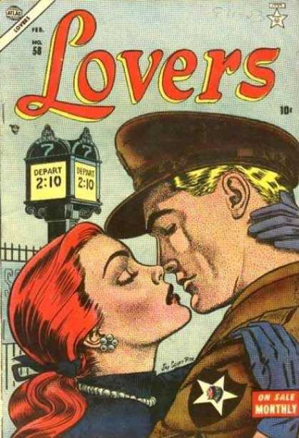 Lovers 58 - February - 10 Cents - Redhead - Blonde - Depart