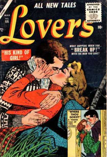 Lovers 66 - All New Tales - Comics Code - Break Up - His Kind Of Girl - Woman