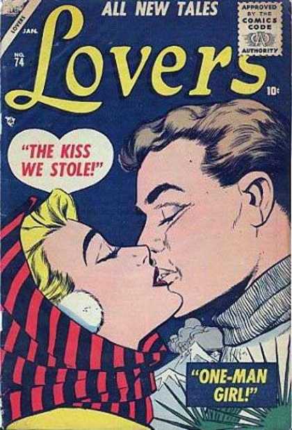 Lovers 74 - Kiss - All New Tales - One-man Girl - Scarf - Kissing