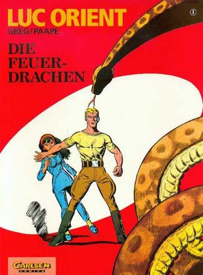 Luc Orient 1 - Die Feuer-drachen - Snake - Jodhpurs - Carlsen Comics - Tongue