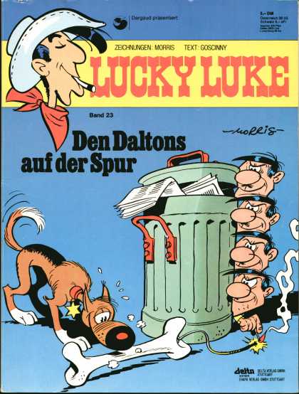Lucky Luke 9 - Dog - Bone - Star Of David - German - Morris