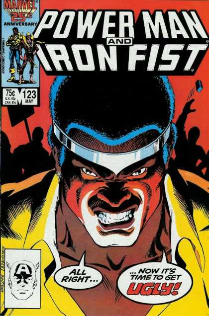 Luke Cage: Power Man 123 - 25th Anniversary - Marvel - May - Iron Fist - 75 Cents