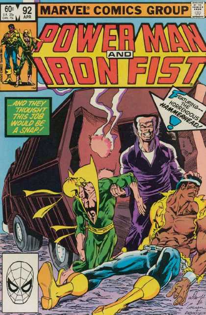 No 92 - April - Hammerhead - Tank - Spiderman Mask Luke Cage: Power Man 92 - No 92 - April - Hammerhead - Tank - Spiderman Mask