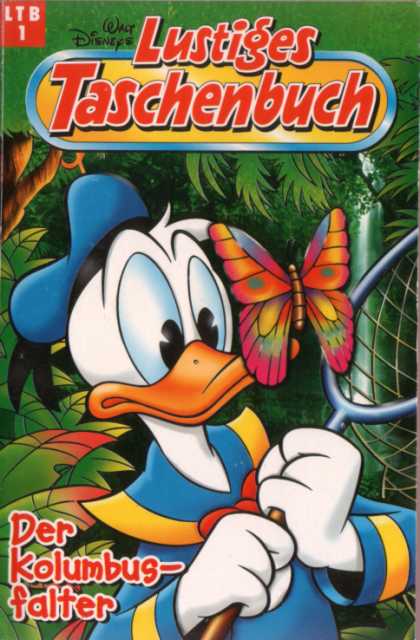 Lustiges Taschenbuch Neuauflage 1 - Donald - Butterfly - Net - Disney - Rainbow