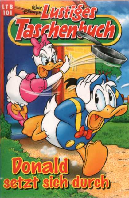 Lustiges Taschenbuch Neuauflage 101 - Donald Duck - Daisy - Pan - House - Grass
