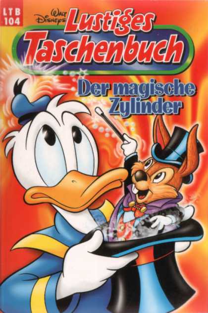 Lustiges Taschenbuch Neuauflage 104 - Donald Duck - Magic Wand - Magician - Top Hat - Walt Disney