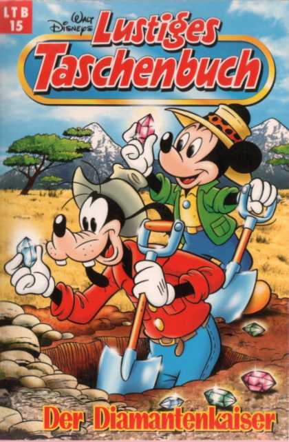 Lustiges Taschenbuch Neuauflage 15 - Pink Diamond - Goofy - Mickey Mouse - Shovel - Dirt