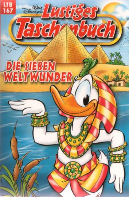 Lustiges Taschenbuch Neuauflage 167 - Donald Duck - Pyramids - Sand - Die Sieben Weltwunder - Reeds