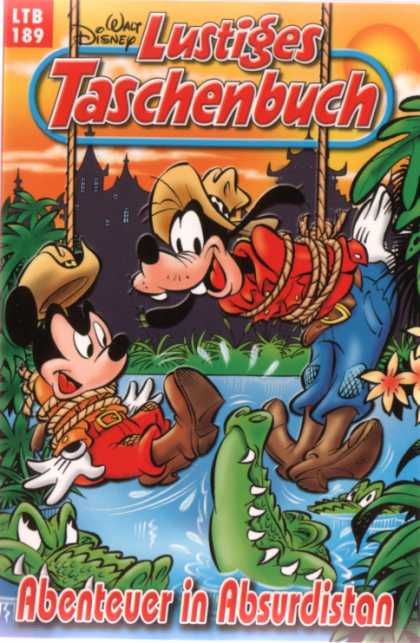 Lustiges Taschenbuch Neuauflage 189 - Goofy - Mickey Mouse - Crocodile - Walt Disney - Rope