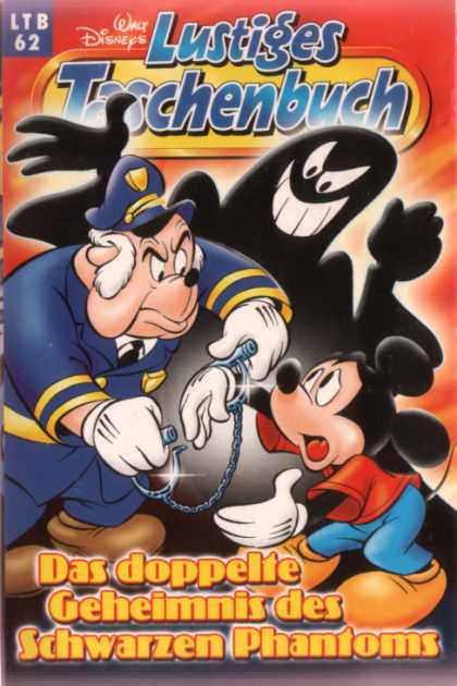 Lustiges Taschenbuch Neuauflage 62 - Walt Disney - Black Ghost - Police Officer - Handcuffs - Mickey Mouse