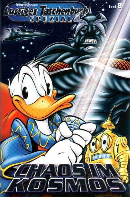 Lustiges Taschenbuch Spezial 8 - Donald Duck - Weapon - Mean Black Robot - Funny Looking Gold Robot - Space Ship