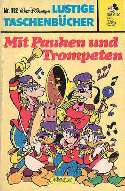 Lustiges Taschenbuch 112 - Disney Magic - Cartoon Fun - Comic - Musical Frolic - Happy Reading