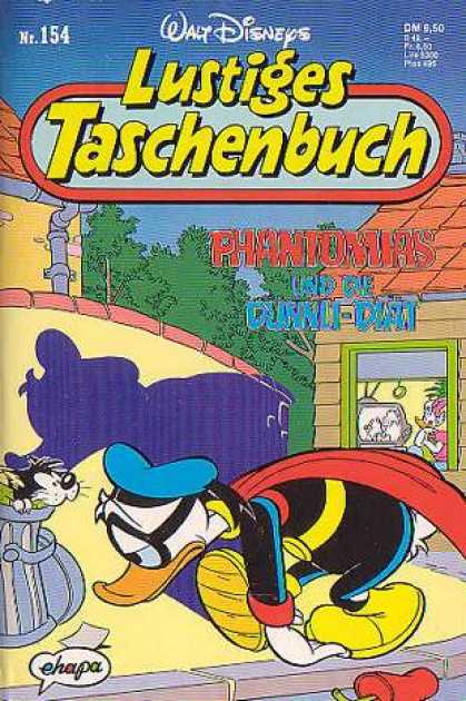 Lustiges Taschenbuch 156 - Phantom - Shadow - Donald Duck - Garbage Can - Slumped