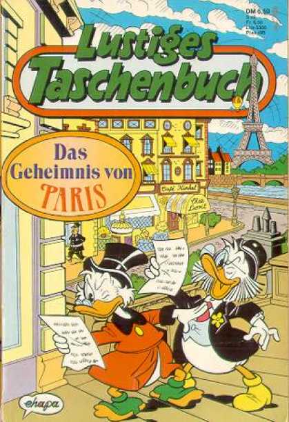 Lustiges Taschenbuch 161 - Paris - French - Scrooge Mcduck - Eiffel Tower - Notes