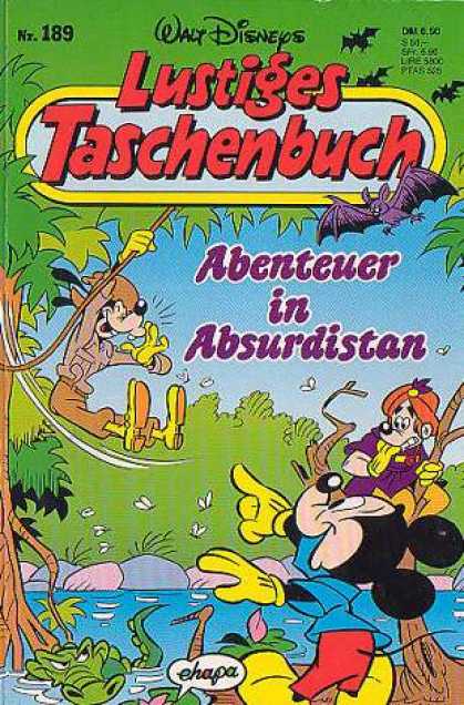 Lustiges Taschenbuch 191 - Walt Disneys - Abenteuer In Absurdistan - Tree Hero - Bats Head - Flying Hero
