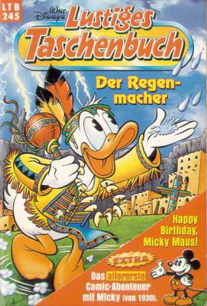 Lustiges Taschenbuch 247 - Indian - Donald Duck - Donald Goes On Vacation - Donald Visits The Aztecs - Donald Is An Indian