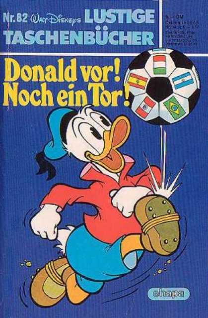 Lustiges Taschenbuch 82 - Walt Disney - Duck - Football - Ball - Flags