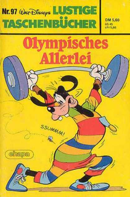Lustiges Taschenbuch 97 - Goofy - German Language - Weightlifting - Olympics - Olympisches Allerlei