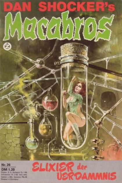 Macabros - Elixier der Verdammnis - Dan Shocker - German - Science Fiction - Vintage - Women