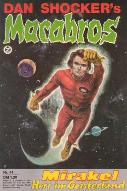 Macabros - Mirakel, Herr im Geisterland - Dan Shockers - Outer Space - Man - Red Costume - Planets