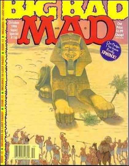 Mad Special 116 - Sphinx - Desert - Tree - Egypt - Footsteps