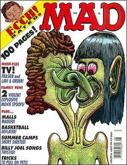 Mad Special 139 - Intertwined Noses - Must-flee Tv - Violent Explosive Movie Spoofs - Two Headed Monster - Ecch Rated
