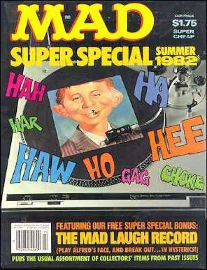 Mad Special 39 - Laugh - Summer 1982 - The Mad Laugh Record - Record - Needle