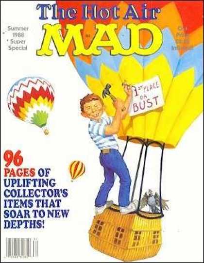 Mad Special 63 - Hot Air Balloon - Summer 1988 - Super Special - 1st Place Or Bust - 96 Pages Of Collectors Items