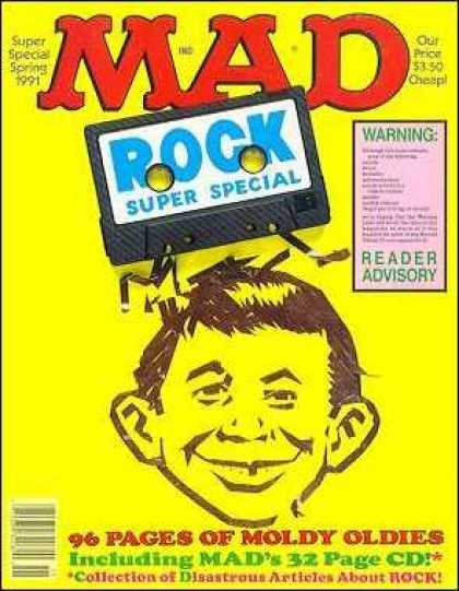 Mad Special 74 - Super Special Spring 1991 - Rock Super Special - Disastrous Articles About Rock - Yellow - Cassette