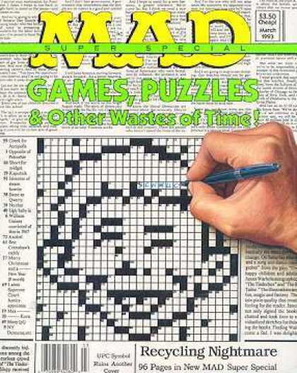 Mad Special 86 - Games - Puzzles - Wastes Of Time - Human Hand - Newspaper