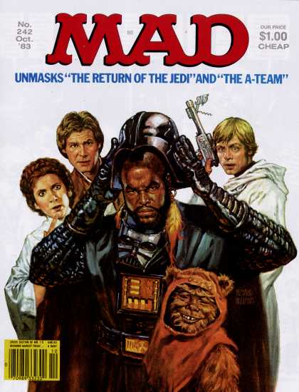 Mad Star Wars Covers - Mad #242 (Oct. 1983)