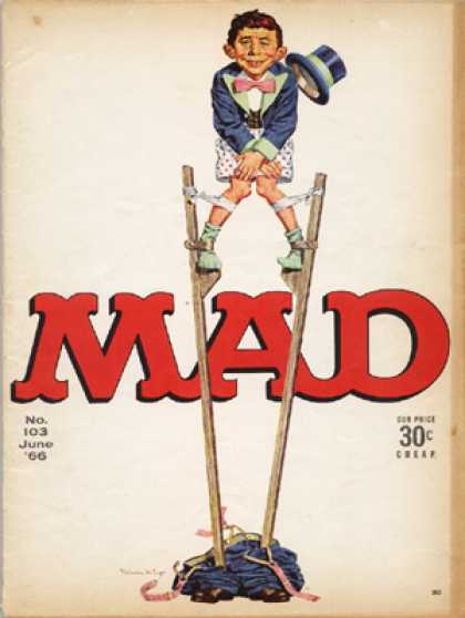 Mad 103 - Stilts - Cheap - Top Hat - Fallen Pants - Bow Tie