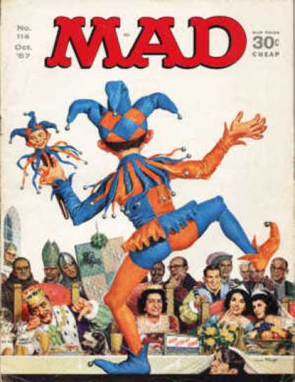 Mad 114 - Jester - King - Queen - Alfred The Clown - Its A Mad Mad World