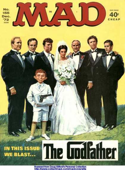 Mad 155 - In This Issue We Blash - Just Got Married - Godfather - Gifted Gun - Bride And Bridegroom